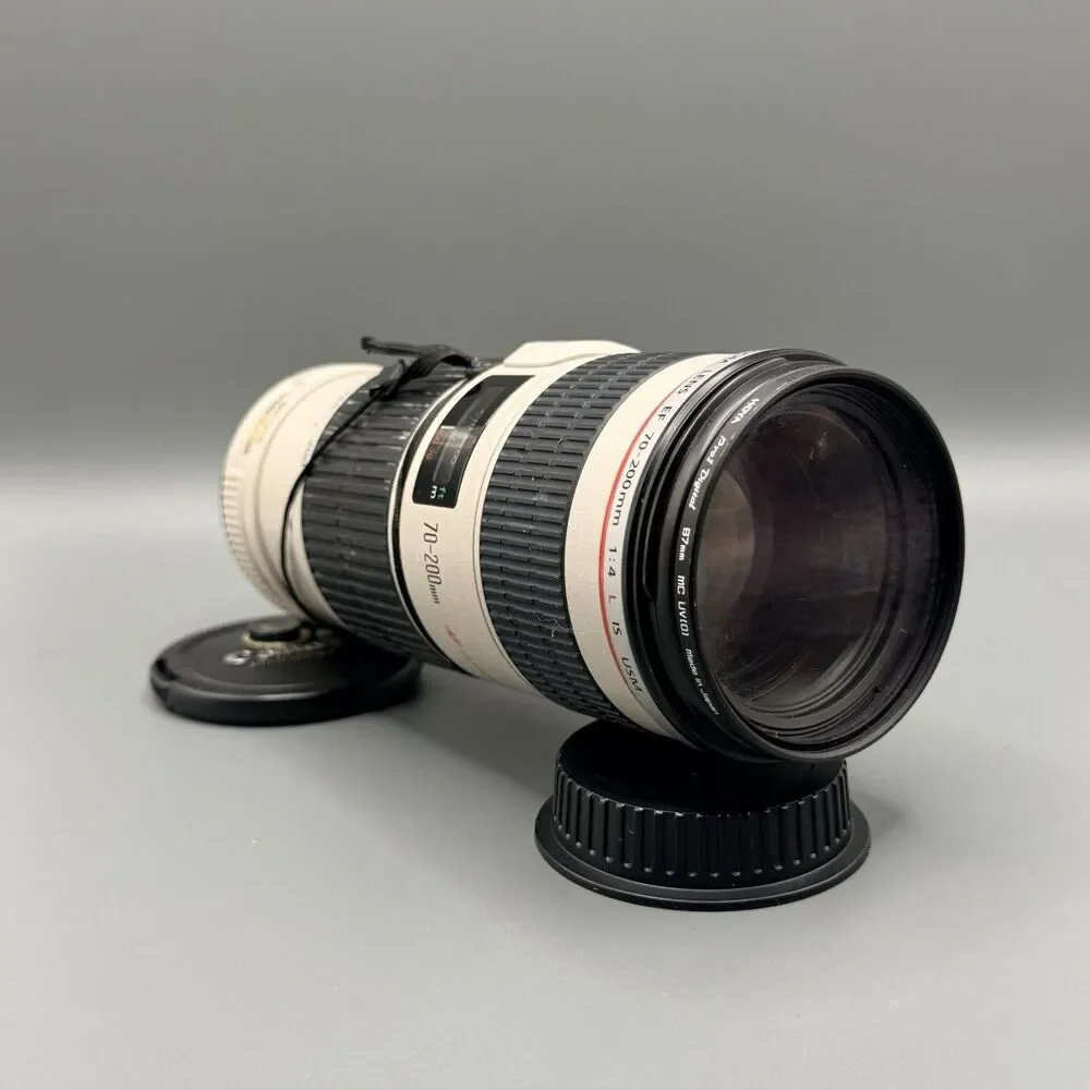 Canon EF 70-200mm f/2.8L IS USM Telephoto Zoom Lens Hood Filter Tested Haze